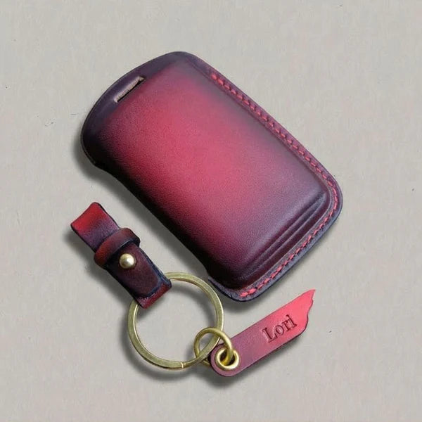 Premium Leather Key Fob for Mazda