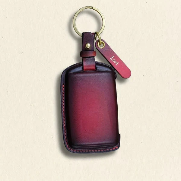 Premium Leather Key Fob for Mazda