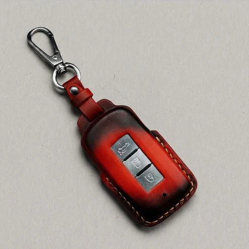 Premium Leather Key Fob for Mitsubishi
