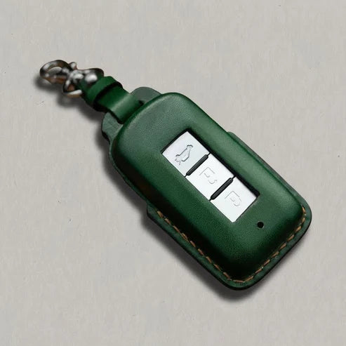 Premium Leather Key Fob for Mitsubishi