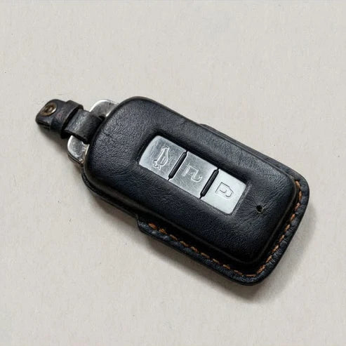 Premium Leather Key Fob for Mitsubishi