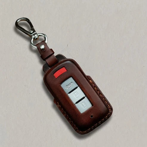 Premium Leather Key Fob for Mitsubishi