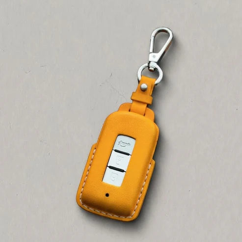 Premium Leather Key Fob for Mitsubishi