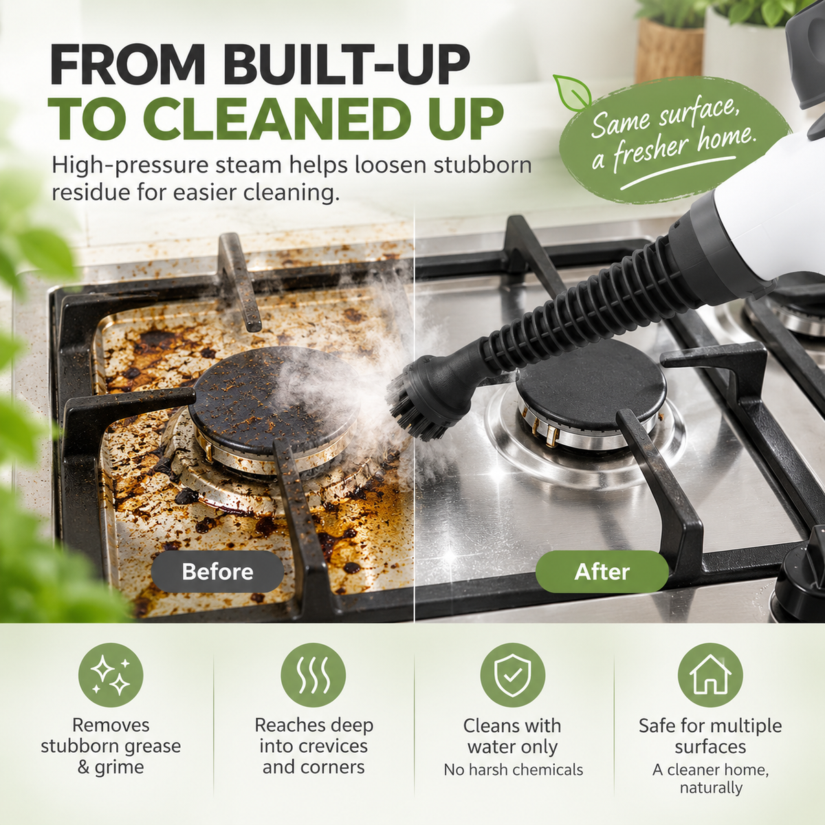 Handheld High-Pressure Steam Cleaner