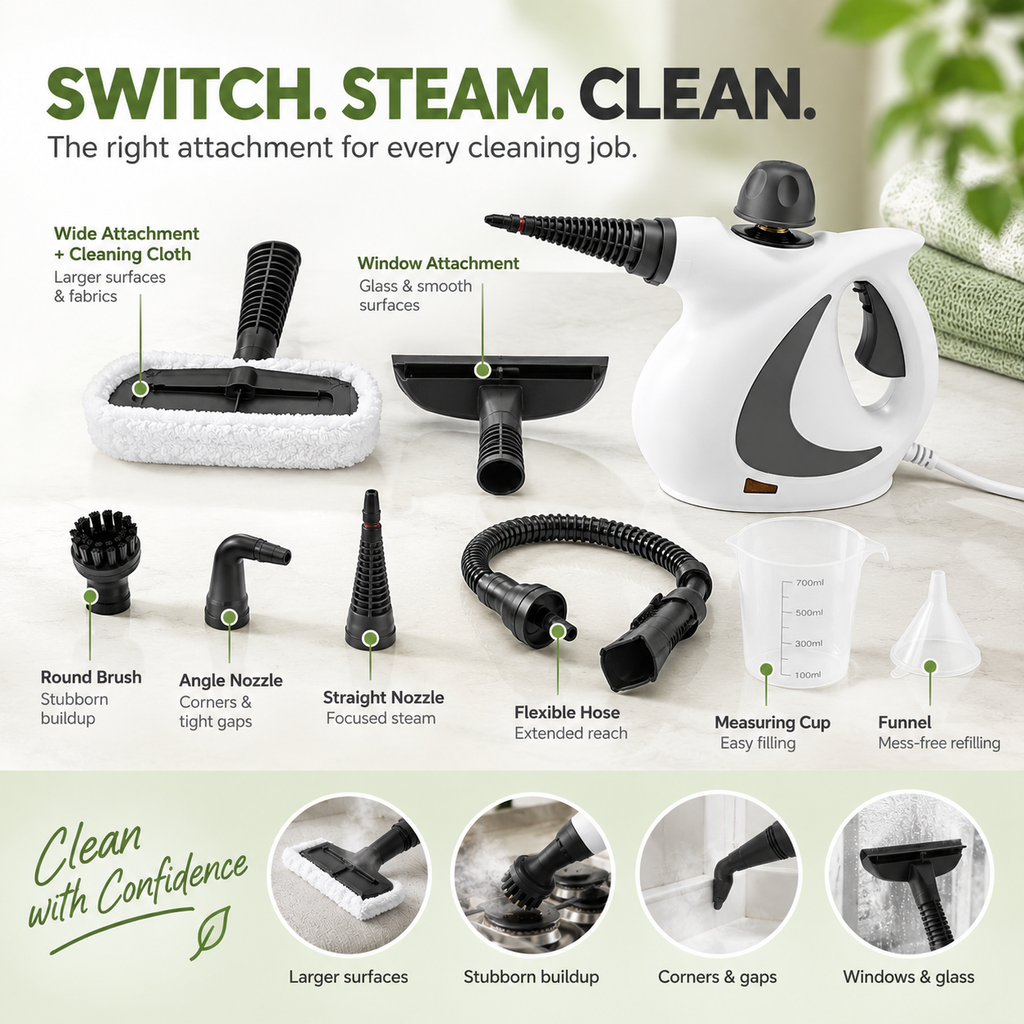 Handheld High-Pressure Steam Cleaner