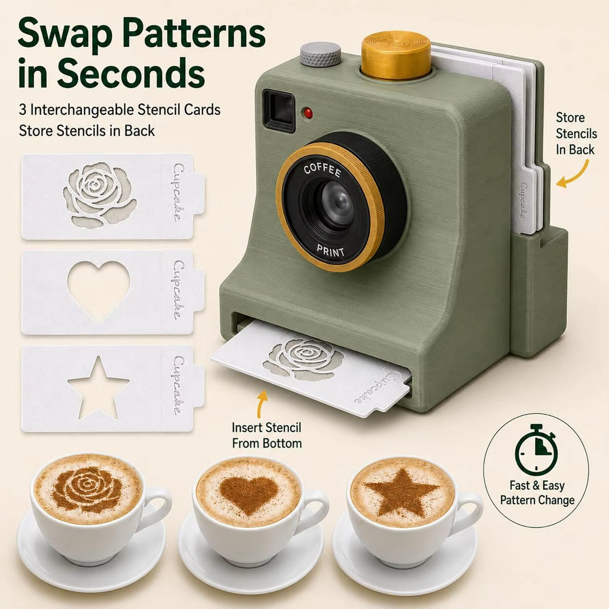 3D Latte Art Printer