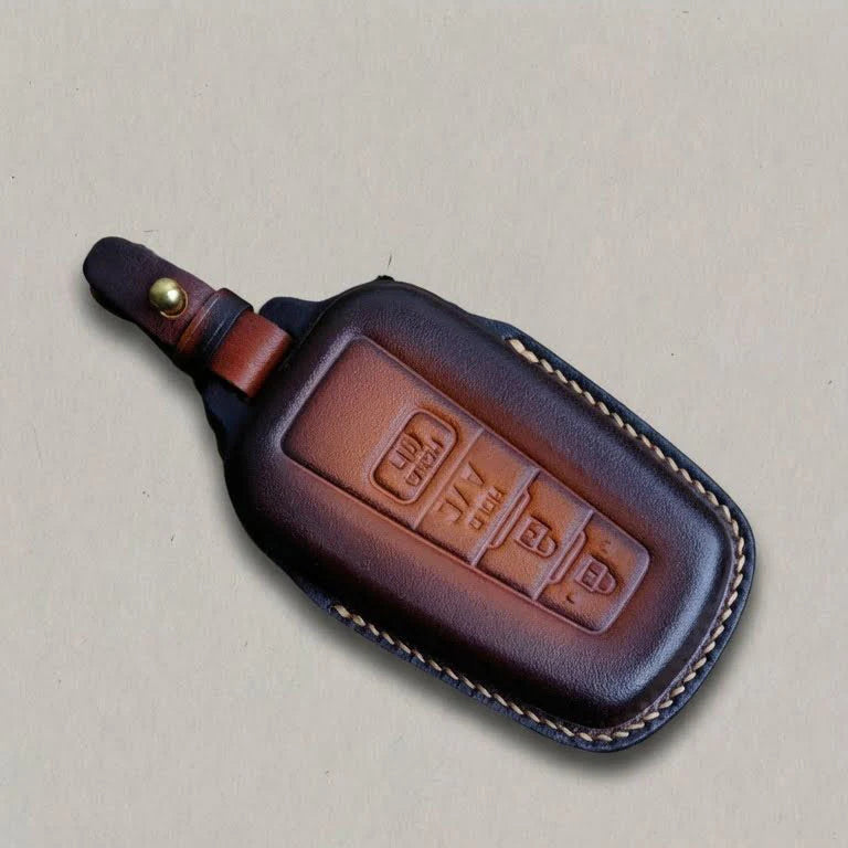 Premium Leather Key Fob for Toyota