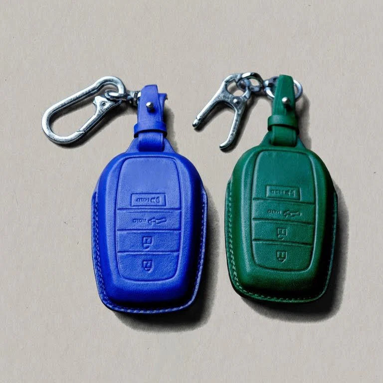 Premium Leather Key Fob for Toyota