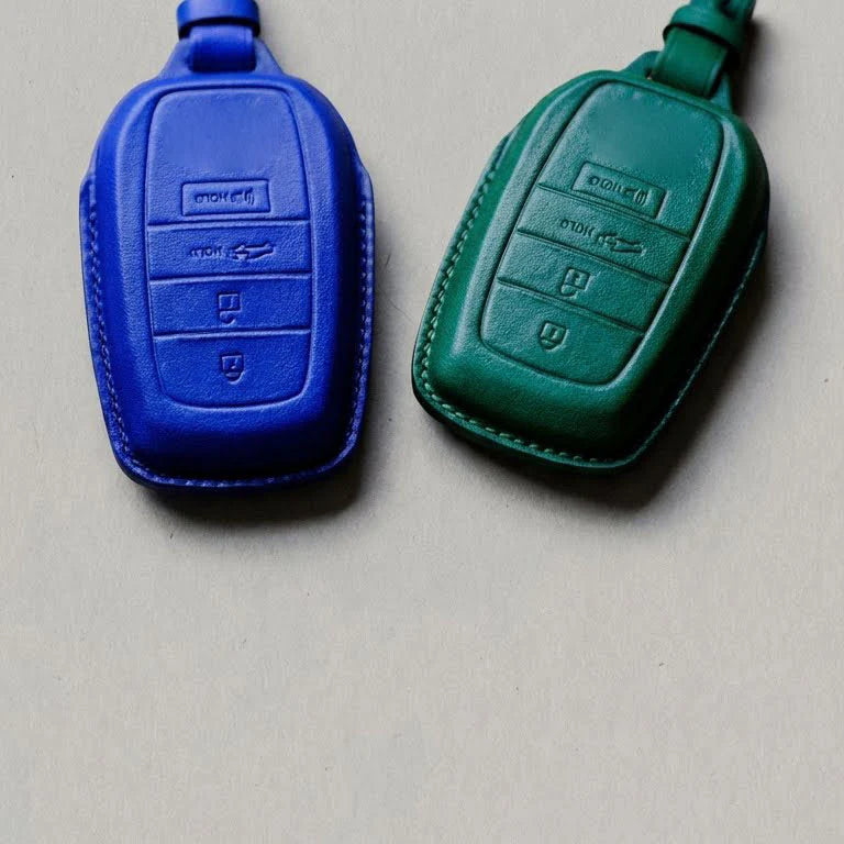 Premium Leather Key Fob for Toyota