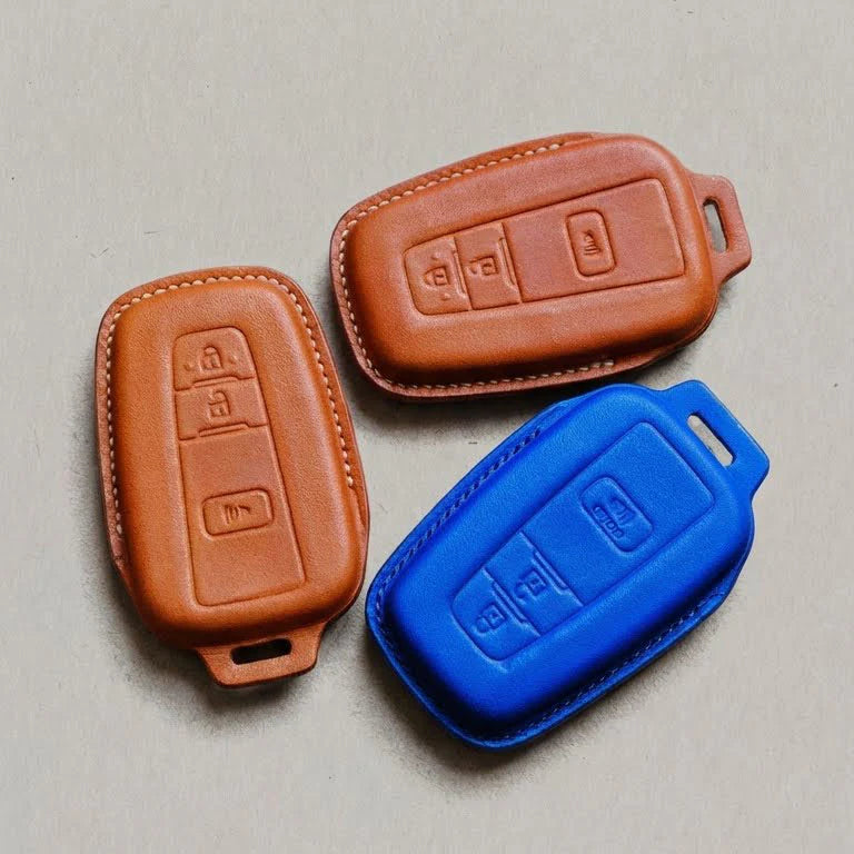 Premium Leather Key Fob for Toyota