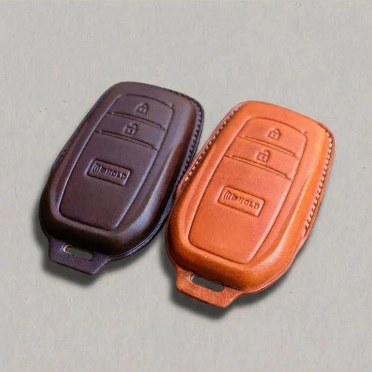 Premium Leather Key Fob for Toyota