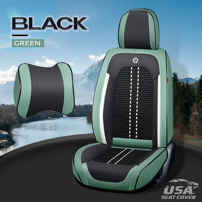 Us Nox 2023 Full Set Universal Breathable Waterproof Vehicle Leather Cover For Cars Suv 2 Seats /