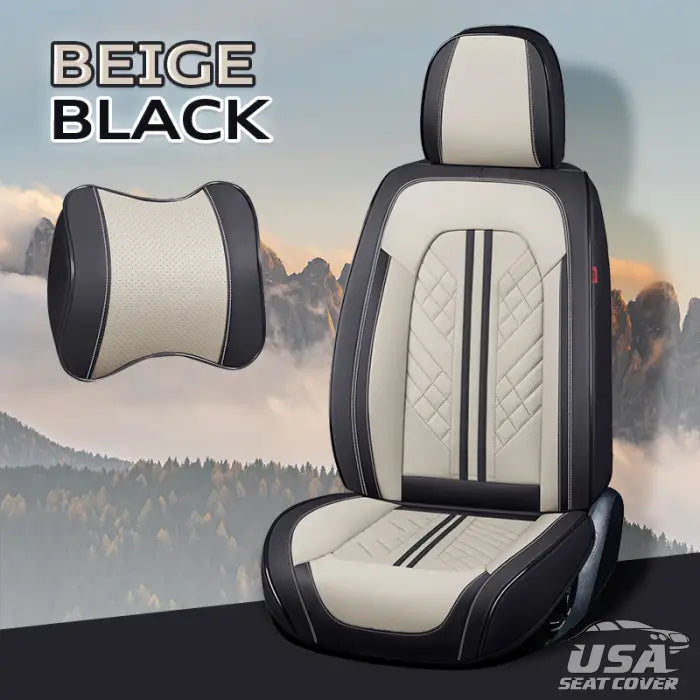 Zetas 2023 Full Set Universal Breathable Waterproof Vehicle Leather Cover For Cars Suv Pick-Up Truck
