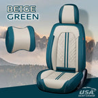 Zetas 2023 Full Set Universal Breathable Waterproof Vehicle Leather Cover For Cars Suv Pick-Up Truck