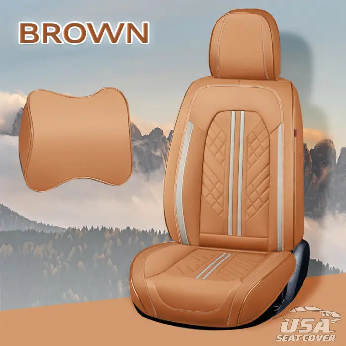 Zetas 2023 Full Set Universal Breathable Waterproof Vehicle Leather Cover For Cars Suv Pick-Up Truck