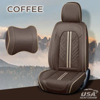 Zetas 2023 Full Set Universal Breathable Waterproof Vehicle Leather Cover For Cars Suv Pick-Up Truck